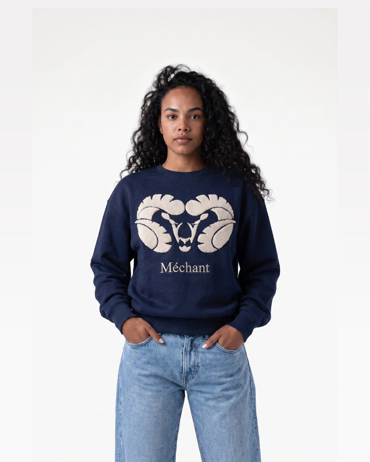 Mechant sweater dark blue