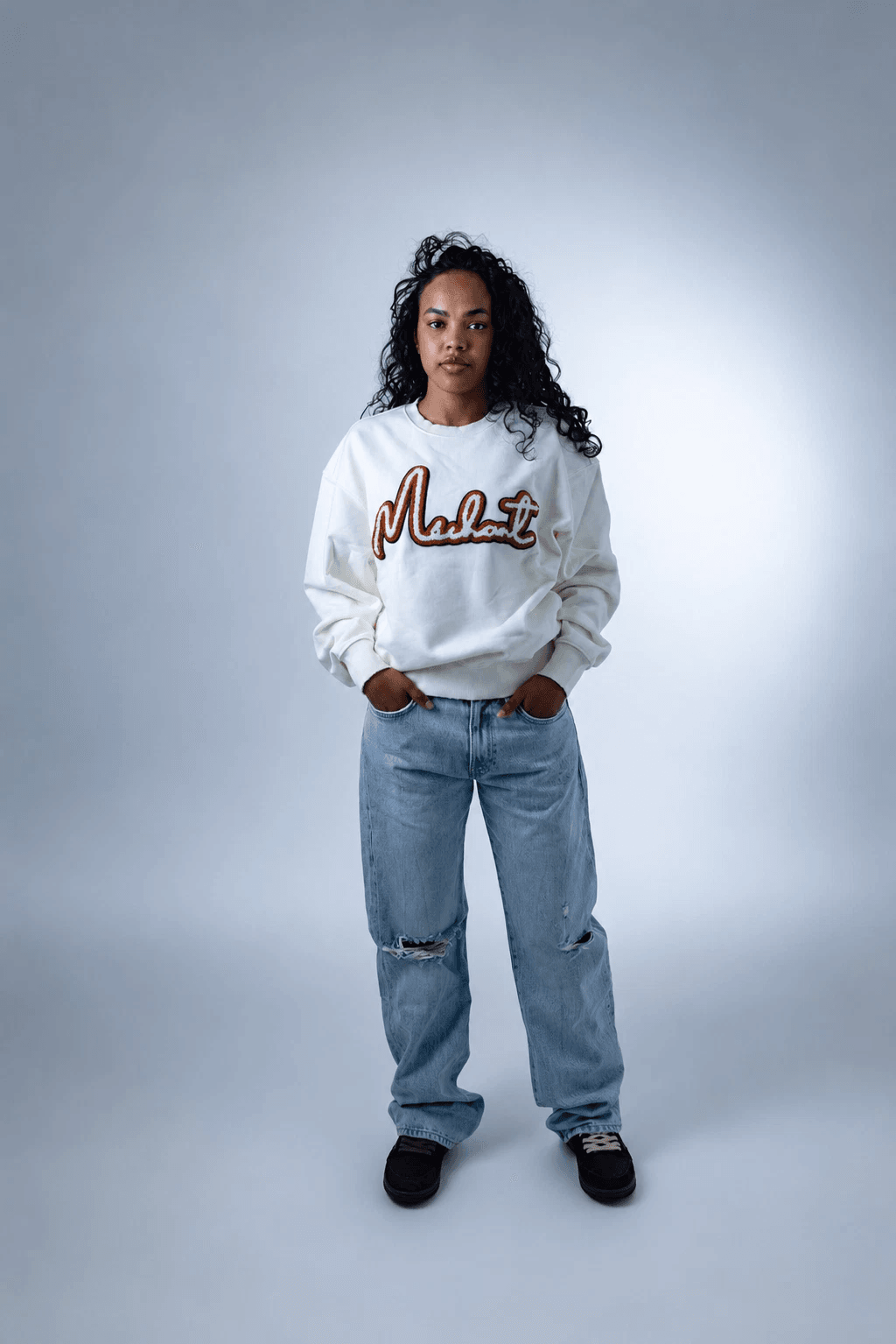 Signature sweater white