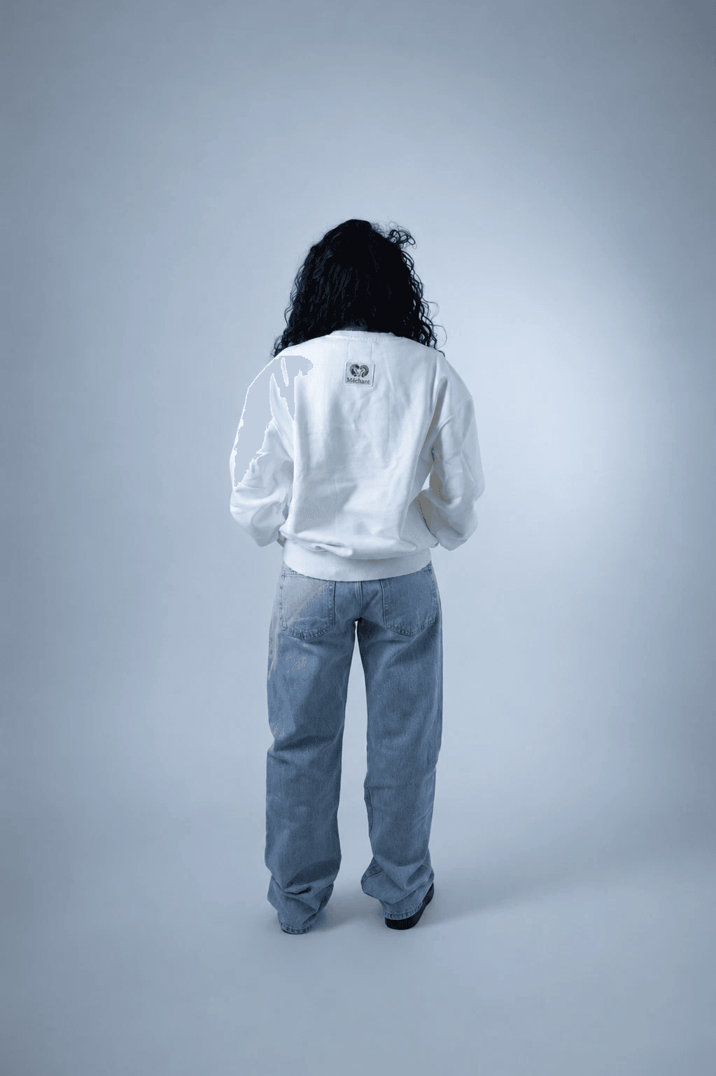 Signature sweater white